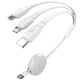 thumbnail image 1 of Cable de carga retráctil 3 en 1 LISEN USB-C/Lightning/micro USB, 1 of 9