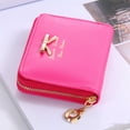 thumbnail image 4 of Tarjetero tipo billetera Minnieouse elegante y compacto para un fácil acceso Monedero pequeño y elegante de PU verde, 4 of 6