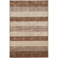 thumbnail image 1 of Linon Evolution Damask Stripe Power Loomed Polyester 2'x3' Rug in Beige, 1 of 3