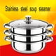 thumbnail image 4 of Olla De Vapor De Tres Capas Para Sopa, Olla De Vapor, Cacerola Con Tapa De Vidrio Guardurnaity HA018912-00, 4 of 7