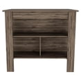 thumbnail image 1 of TUHOME Cala Kitchen Island Engineered Wood Kitchen Islands in  Brown, 1 of 7