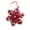 D, variant on Tyidzon Red Christmas Wreath Velvet 4.52X4.52 Inch Christmas Ornaments for Holiday Wedding Party Christmas Tree Decorations