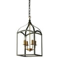 thumbnail image 1 of Dainolite 4 Light Foyer Fixture, Black & Vintage Bronze, 1 of 1