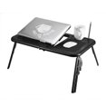thumbnail image 3 of Ejoyous Adjustable Portable Folding Table Bed Desk Stand For Computer Laptop (Black), 3 of 8