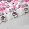 thumbnail image 4 of Erosebridal Seashell Starfish Blackout Curtains Set of 2 (52x84 Each), Cartoon Coral Window Curtains, 4 of 6