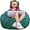 Dark Green, variant on Classic Bean Bag Chair, with Faux Rabbit Fur Cover for Teens and Kids,2.5 feet Round Fluffy Bean Bag Sofa