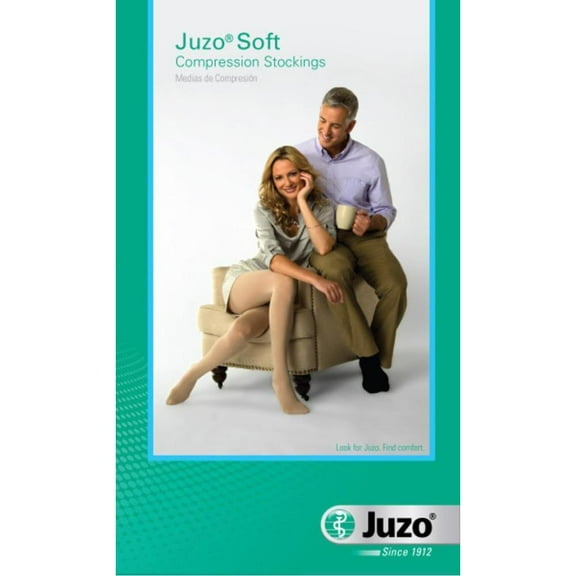 Juzo 19988 20-30 mmHg, Xtra, AK Shrinker, 10'' / 25 cm Silicone, Black - Size IV