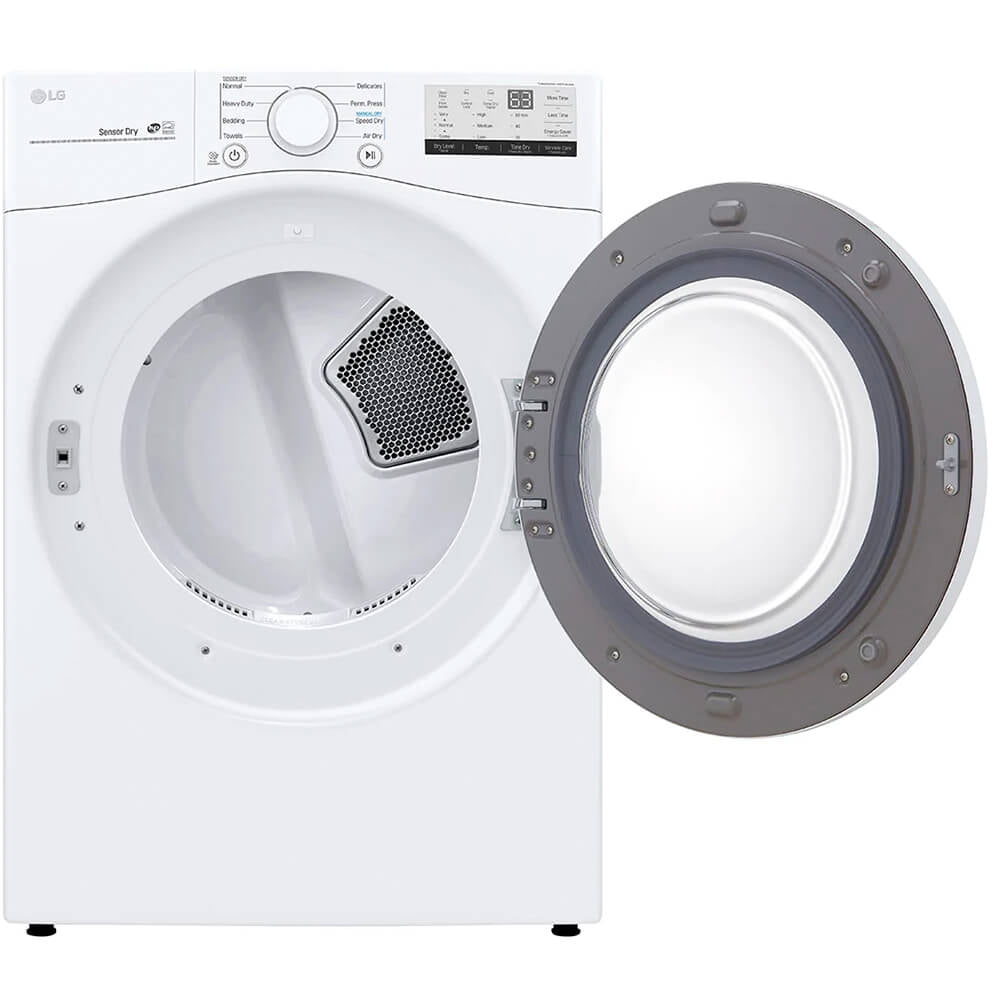 LG DLE3400W White Front Load Electric Dryer