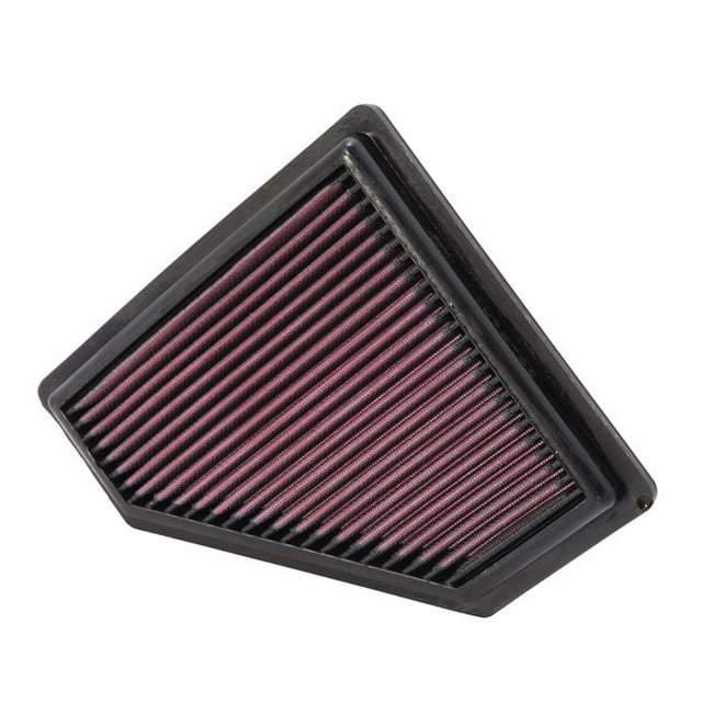 K & N Filters 33-2401 Air Filter FilterCharger (R) Washable; Red; Cotton Gauze; Unique; 8-1/2 Inch Length x 7-13/16 Inch Width x 1 Inch Height