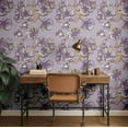 thumbnail image 3 of S4Sassy Peel & Stick Vinyl Wallpaper, Urban Chic Floral Geometric Print Contact Paper Waterproof- Purple, 25"X 360", Removable Modern Wall Covering For Home Decor In Bedrooms & Areas, Renter Space, 3 of 4