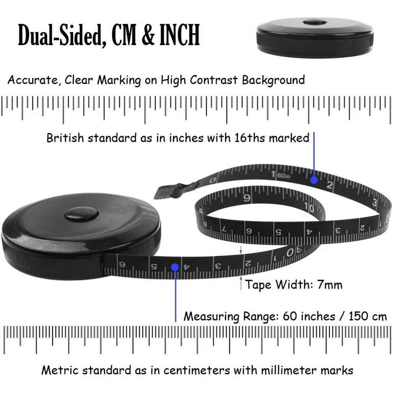 1pc Thickened Measuring Tape, Suitable For Students, Painting, Measuring  Clothing, Body Size, And Multiple Purposes
