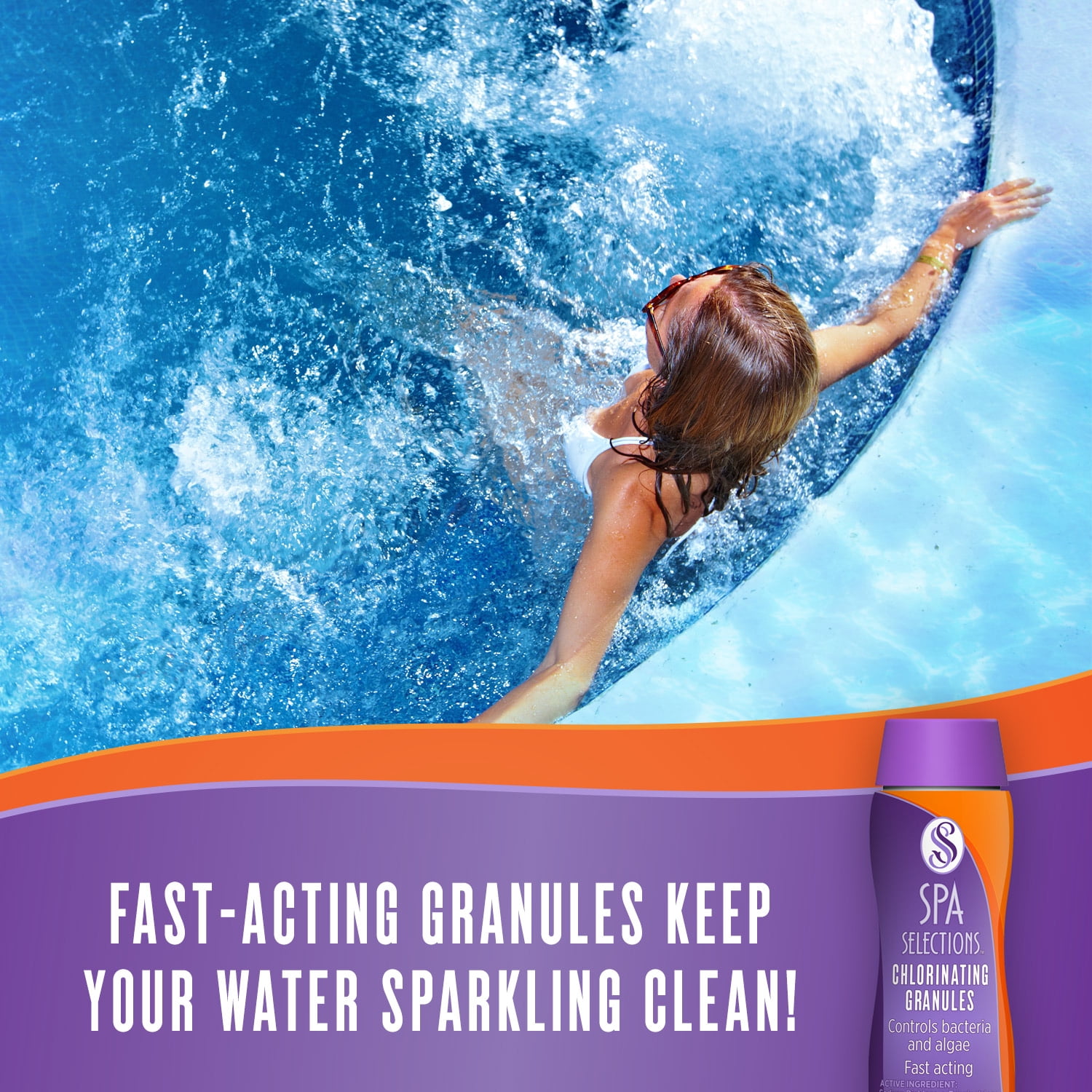 Spa Selections Chlorinating Granules for Spas and Hot Tubs, 1 lb