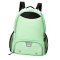 thumbnail image 4 of Mochila de baloncesto con cordón, cómoda y con cremallera, ideal para gimnasio, viajes y fútbol. Verde, 4 of 9