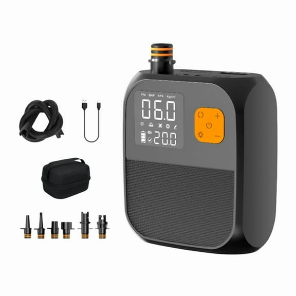 8000mAh Wireless Electric Air Pump LED Lighting Compressor Sup Inflatable for Car Surfing Paddle Board Boat