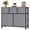 Blue Gray, variant on Simenmax 7 Drawer Dresser for Bedroom, Fabric Storage Dresser for Bedroom, Wood and Metal Dresser TV Stand for Living Room, Storage Tower with Bins, Chest of Drawers for Closet, Hallway,Brown