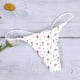 thumbnail image 2 of Ropa interior bikini elástica Gibobby para mujer Tangas sin costuras transpirable sexy Tirantes elásticos （Blanco， L), 2 of 4