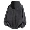 thumbnail image 3 of WRFWUL Mens Hooded Denim Jacket Faux Two Piece Long Sleeve Button Down Jean Coat Washed Trucker Coat, 3 of 4