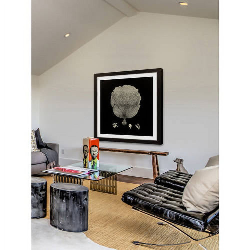 Marmont Hill "Black & Tan Coral II" Framed Painting Print
