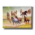 thumbnail image 1 of Epic Graffiti 'Wild Horses Running' by Ata Alishahi, Giclee Canvas Wall Art, 54"x40", 1 of 8