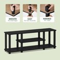 thumbnail image 6 of Furinno TURN-S-TUBE Wood Entertainment TV Stand for TV up to 50" in Black, 6 of 9