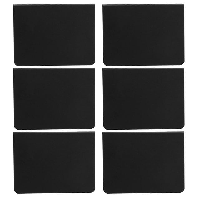 Here's a refined and professional product description based on your input:\n\n \n\n**6pcs Small Mini Chalkboards PVC Desktop Message Boards for Cafe