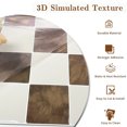 thumbnail image 6 of DEWOO 10 Sheet Thicker Peel and Stick Backsplash, Self-Adhesive Wall Tiles for Kitchen Bathroom, Vinyl Material, Easy to Install, 12"x12", Brown, 6 of 12