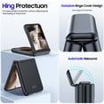 thumbnail image 3 of Vizvera para Motorola Razr 60 2025 Ultra Funda, con Protección de Bisagra, Protector de Pantalla, Funda de Teléfono Delgada Resistente Antiarañazos a Prueba de Golpes - Negro, 3 of 9