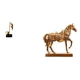 thumbnail image 1 of Escultura De Caballo De Resina Con Nota Musical, Figura Creativa Para Mesa, Centro De Mesa, Estatua De Animal Grabada Para Escritorio, Chimenea, Hogar, Oficina, Decoración De Inauguración De, 1 of 8
