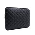 thumbnail image 1 of RAINYEAR 14 Inch Laptop Sleeve Diamond PU Leather Case Protective Shockproof Water Resistant Padded Cover Carrying Bag Compatible with 14" Notebook Computer Chromebook,14 MacBook Pro A2442 (Black), 1 of 4