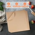 GeeRic Unbleached Waxed Deli Paper Sheets 12 * 12 Inch, 100 Pcs Food
