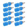 thumbnail image 2 of J.50019 (1) Terminal de corriente M6 100A Conector de terminales de poste de unión de latón niquelado con conector banana de 4 mm Azul VoborMX herramienta, 2 of 8