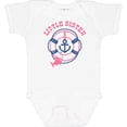 thumbnail image 3 of Inktastic Nautical Little Sister Girls Baby Bodysuit, 3 of 5