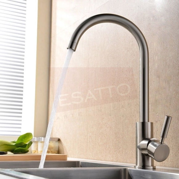 Esatto® Monomando De Cocina Moderna Acero Satín ESATTO GC-023