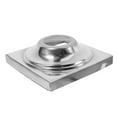 thumbnail image 2 of OUNONA Metal Garden Sphere Stand with Stainless Steel Fence Post Holder for Outdoor Gazing Globe, Home and Commercial Decor, 2 of 7