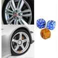 thumbnail image 4 of 8 Pieces Car Valve Stem Caps,Metal Auto Valve Stem Caps Valve Caps with Logo for,Car Valve,Tire Accessory,Aluminum Alloy Valve Stem Caps Dice Style Ti, 4 of 12