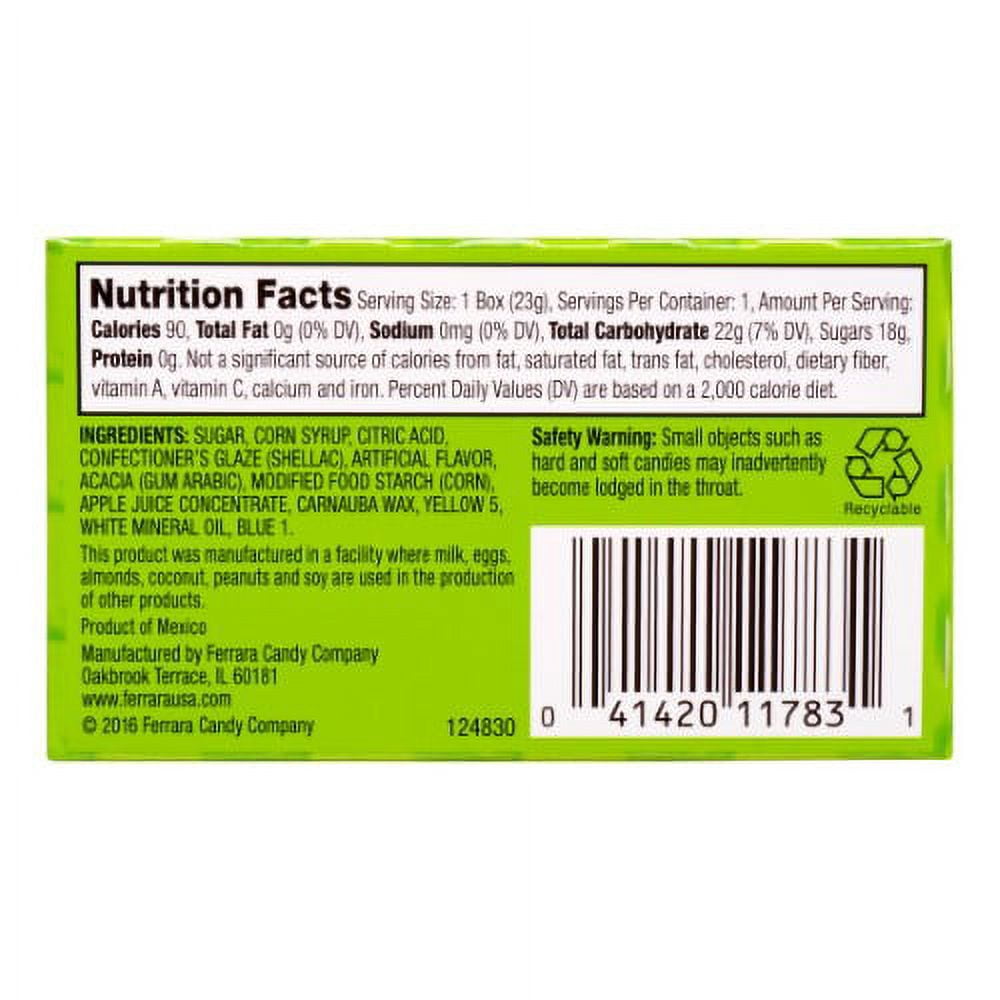 Chewy Lemonhead, Applehead Apple Candy, 0.8 Oz. (Box of 24)
