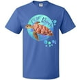 thumbnail image 3 of Inktastic Vero Beach, Florida Swimming Sea Turtle with Bubbles T-Shirt, 3 of 5