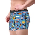 thumbnail image 2 of Kdxio Men's Boxer Briefs with Cute Flat Fish Print - Comfortable and Breathable Underwear for Everyday Wear, 2 of 5