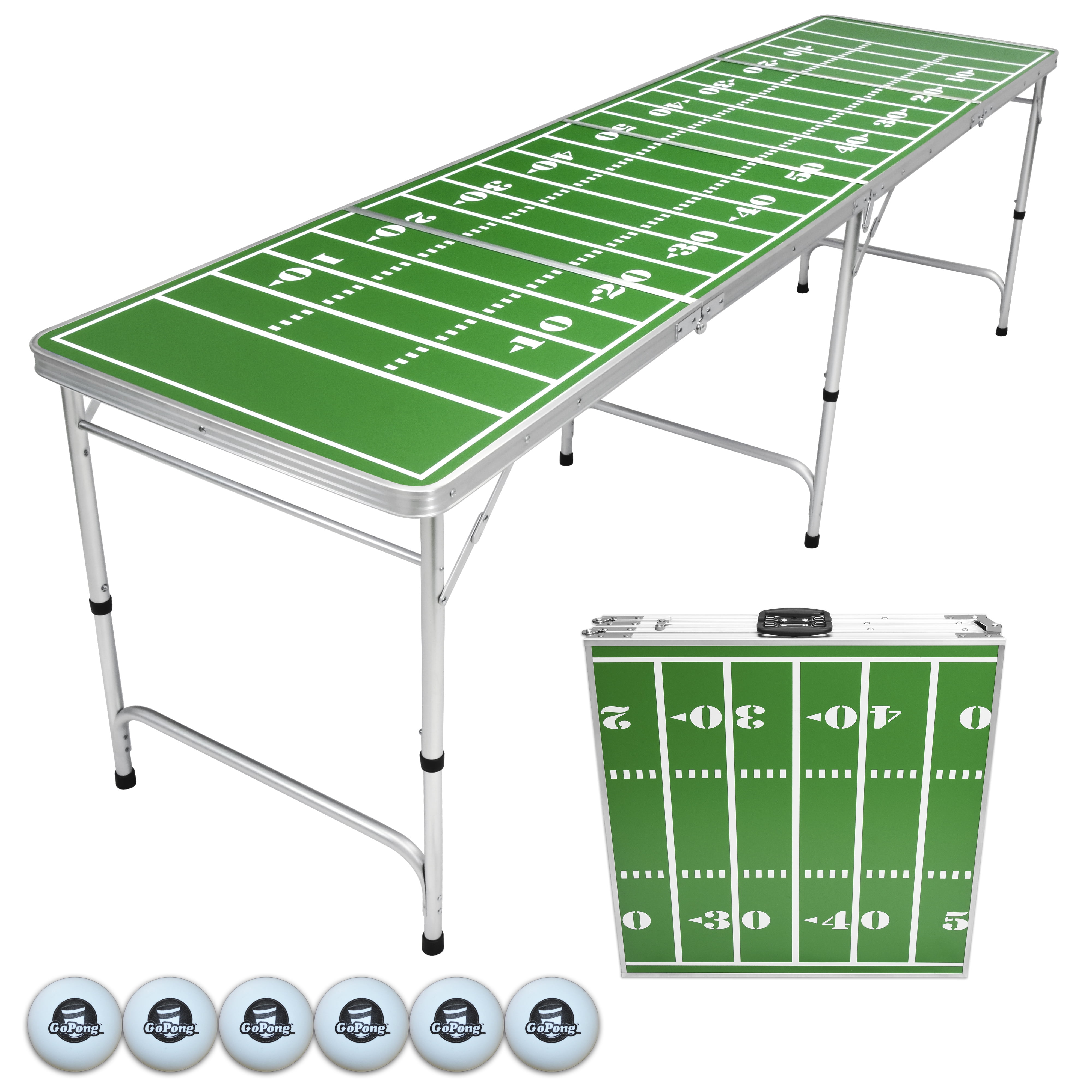 OFFICIAL SIZE 8 FOOT FOLDING BEER PONG TABLE BBQ PARTY DRINKING GAMES 