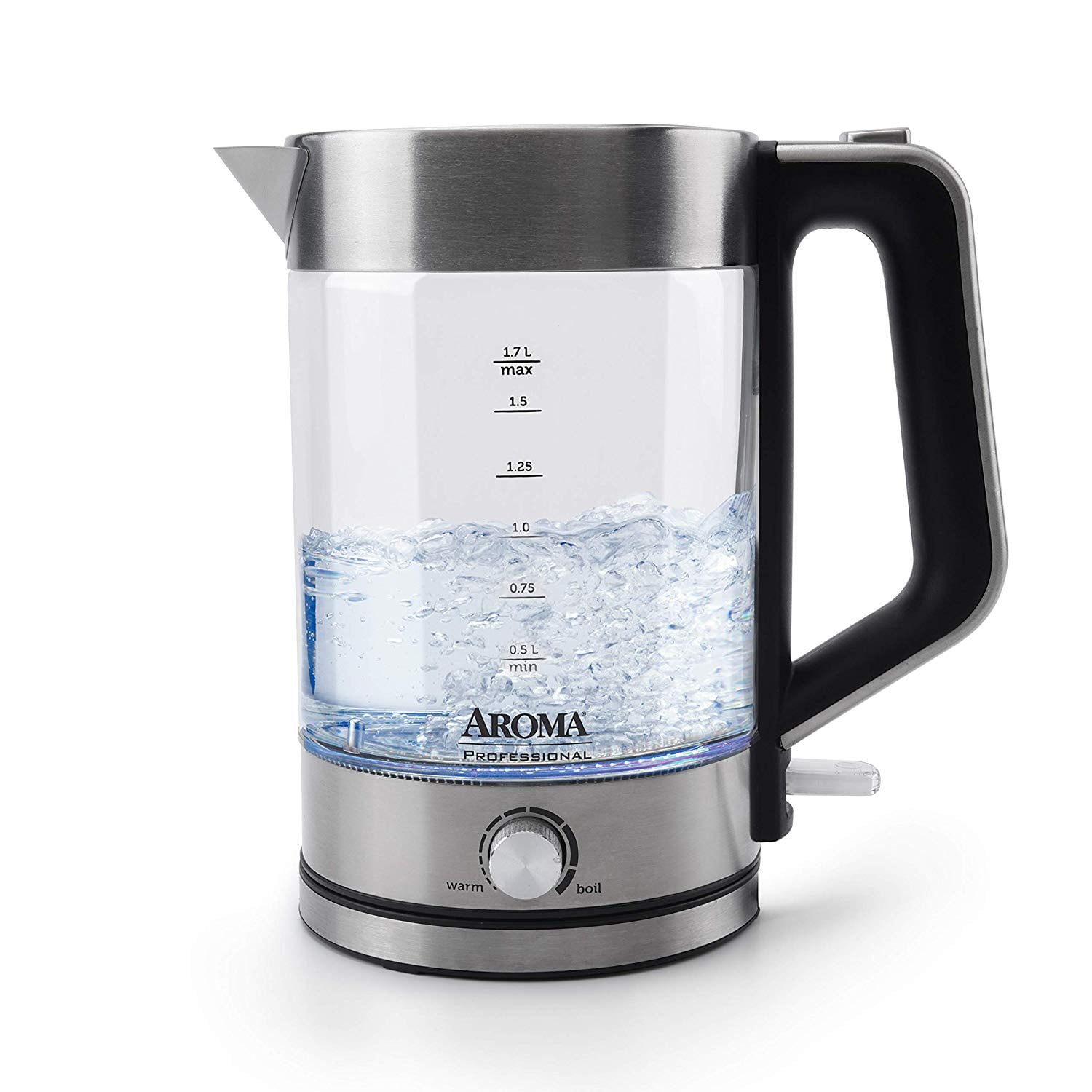 Aroma Housewares ((AWK175M) Electric Water Kettle, 1.7L, Stainless