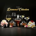 thumbnail image 4 of Dragon Glassware 10 oz Diamond Shaped Whiskey Glasses Clear Set of 4, 4 of 9