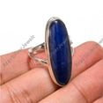 thumbnail image 5 of Blue Kyanite Gemstone Ring 925 Sterling Silver Statement Boho Rings Gift Jewelry, 5 of 5