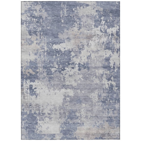 Dalyn Rugs Machine Washable Indoor/Outdoor Chantille ACN2142 Denim 2'6" x 3'10" Rug