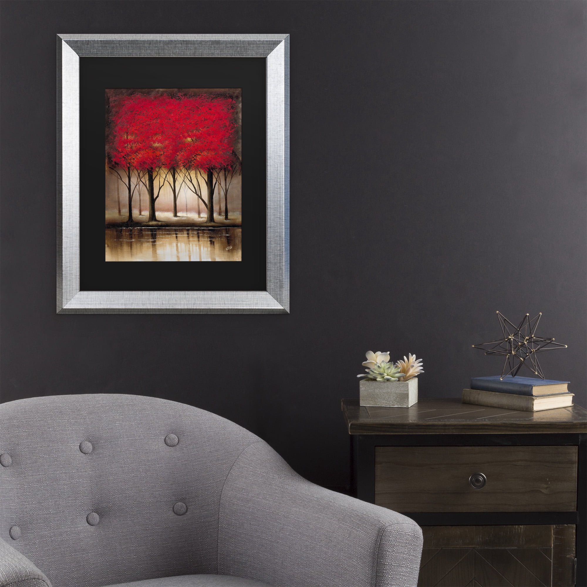 Trademark Fine Art 'Serenade in Red' Canvas Art by Masters Fine Art