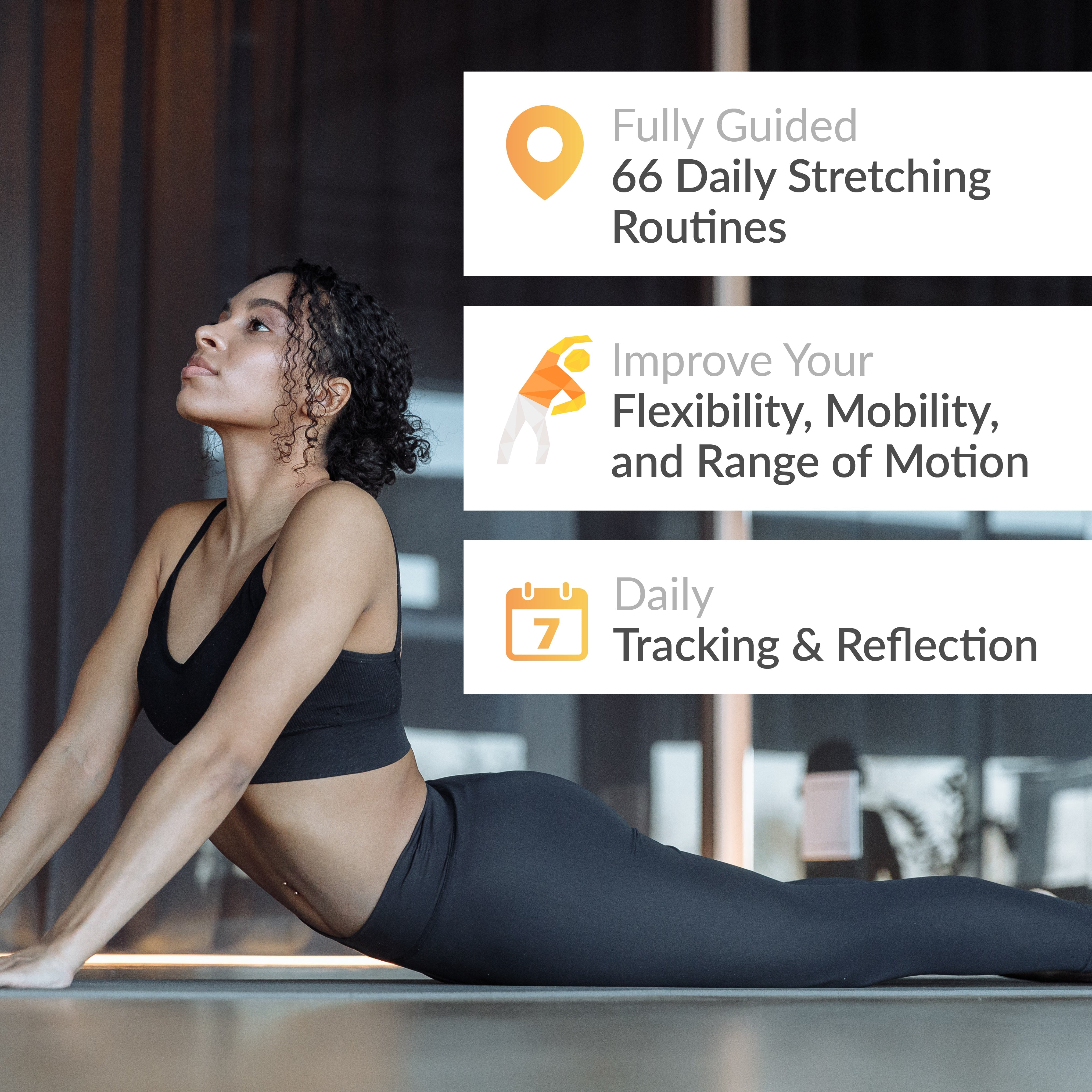 The Stretching Sidekick Journal by Habit Nest. Guided Stretching Routines to Keep You Flexible, Energized, and Live Comfortably. 66 Stretching Routines that only take 15-20 mins a day.
