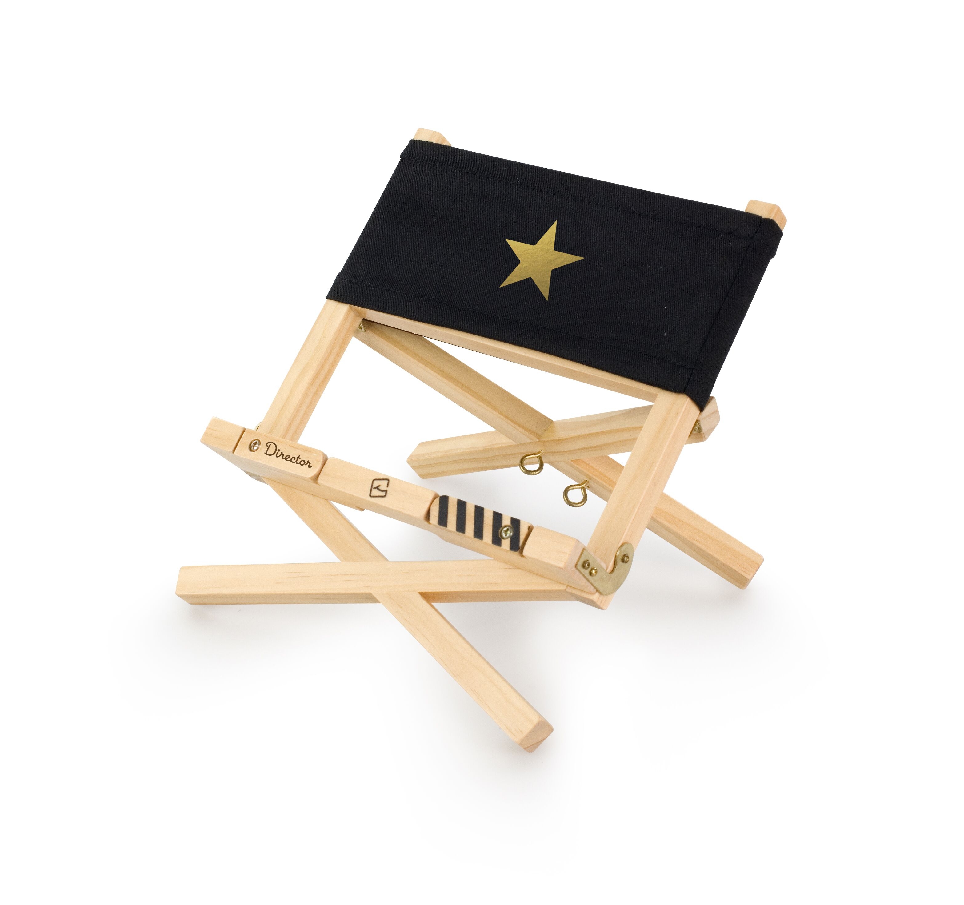 Directors Bookchair Black Cloth (Wood Bookholder) (Other)