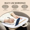 thumbnail image 5 of VUSIGN Portable Lap Laptop Desk with Pillow Cushion, Fits up to 15.6 inches Laptops, Laptop Tray, Anti-Slip Laptop Stand for Bed Desk Couch, Computer Accessories for Home Office, 5 of 7