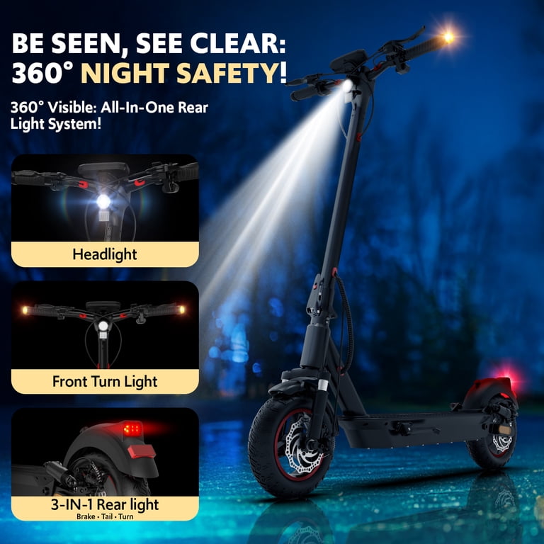 Electric Scooter A6L ECO,Electric Scooter Adults with 10IN Shock