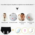 thumbnail image 5 of ETAOLINE Women's Period Underwear Leak Proof Postpartum Panties Menstrual Briefs Protective Hipster，5 Packs, 5 of 5