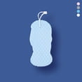 thumbnail image 2 of Naiovety Esponja de ducha para el cuerpo, líneas exfoliantes suaves, cepillos de baño, removedor de piel muerta para el cuerpo, herramienta limpiadora Suministros de limpieza para el hogar Azul Naiovety HA074107-03, 2 of 6
